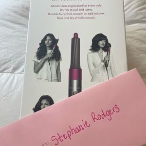 Dyson Fuchsia and Silver Hair Tool